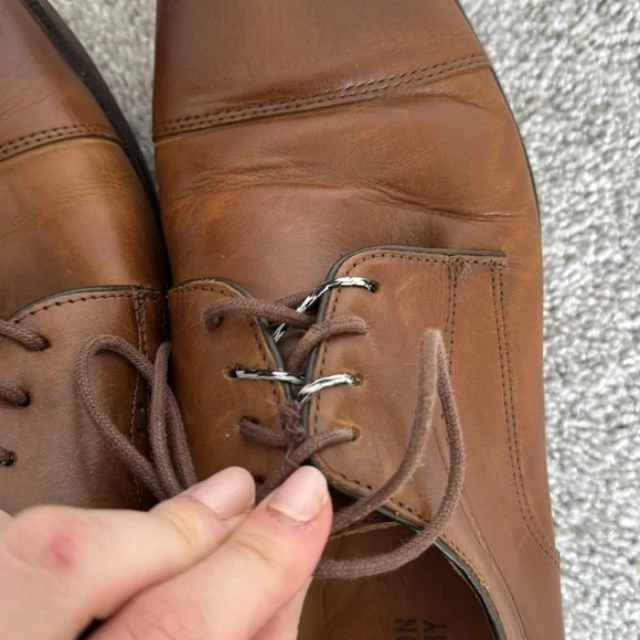 Johnston & Murphy Brown Leather Men's Dress Shoes - Size 9 - Picture 5 of 7